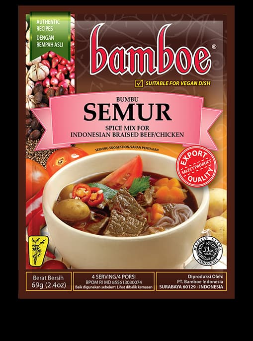 Bamboe スムール(インドネシア風肉じゃが)の素